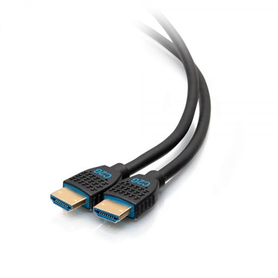 C2G C2G10378 10 Ft. Black Performance Series Ultra Flexible High Speed HDMI Cable - 4K 60Hz in-Wall  CMG (FT4) Rated Male to Male