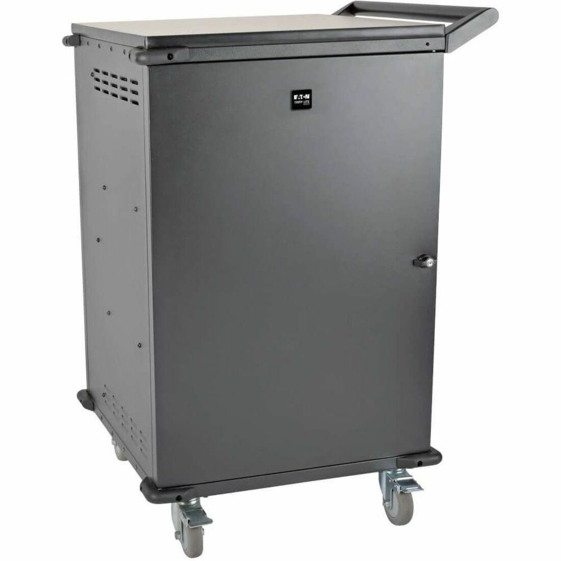 Tripp Lite series 36-Device AC Charging Station Cart for Chromebooks and Laptops, Black