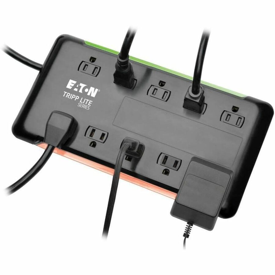 Tripp Lite series Protect It! 10-Outlet Surge Protector, 6 ft. Cord, 2880 Joules, Black Housing
