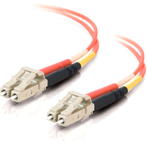C2G Duplex Fiber Patch Cable - 13.12 ft Fiber Optic Network Cable - First End: 2 x LC - Male - Second End: 2 x LC - Male - Patch Cable - Orange - 1 Each