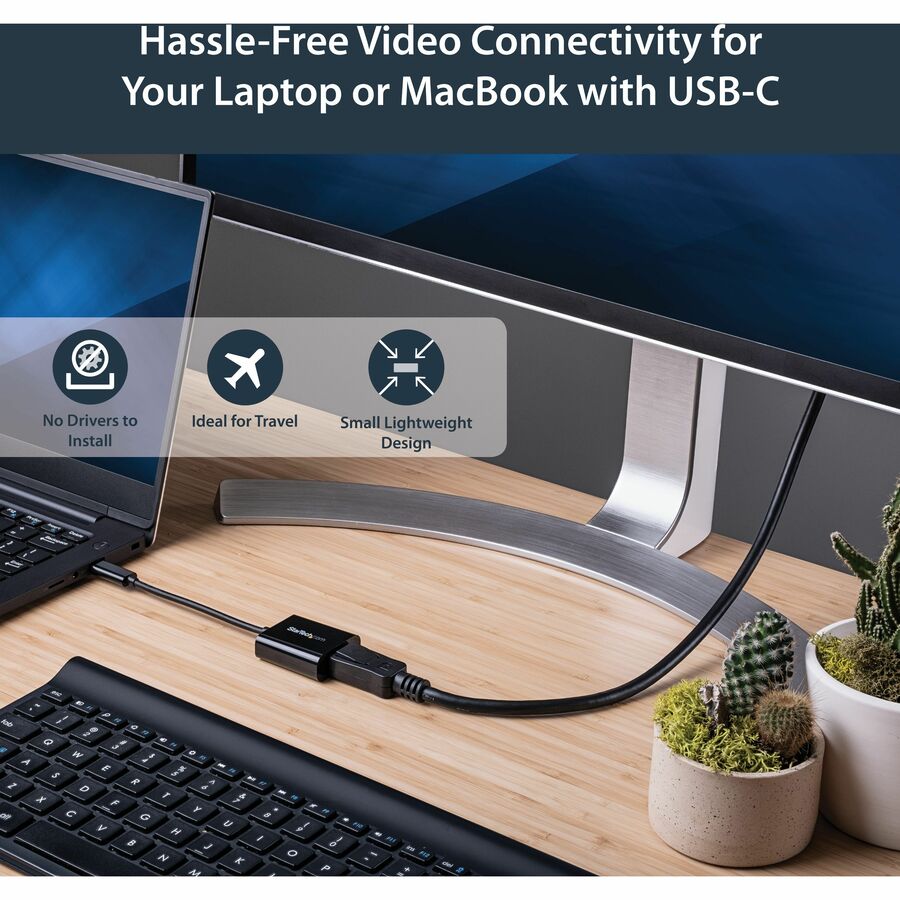 StarTech.com USB-C to DisplayPort Adapter - 4K 60Hz