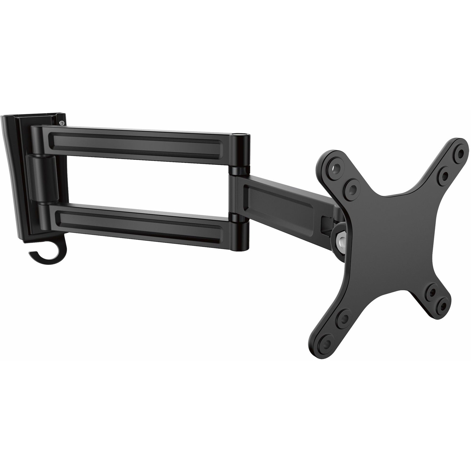 StarTech.com ARMWALLDS Mounting Arm for Monitor, TV, Flat Panel Display - Black