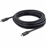 StarTech.com USB-C Data Transfer Cable, 13.12 ft, USB 2.0 Type-C Male to Male, 480 Mbit/s, Shielded, Nickel Plated, Black, 24/26 AWG, 1 Each