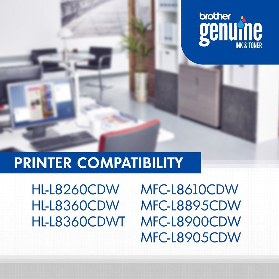 Brother TN433C Original High Yield Laser Toner Cartridge - Cyan - 1 Each