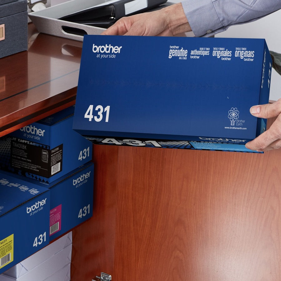 Brother TN431C Original Standard Yield Laser Toner Cartridge - Cyan - 1 Each