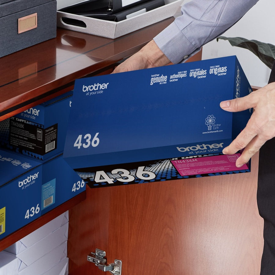 Brother TN436M Original Laser Toner Cartridge - Magenta - 1 Each