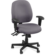 Eurotech Executive Chair, Canyon Carbon, Vinyl/Fabric, Black, 1 Each