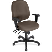 Eurotech 4x4sl with Seat Slider - Java Seat Color - Vinyl Seat Material - Java Back Color - Vinyl Back Material - 5-star Base - Dillon Java - Armrest - 1 Each