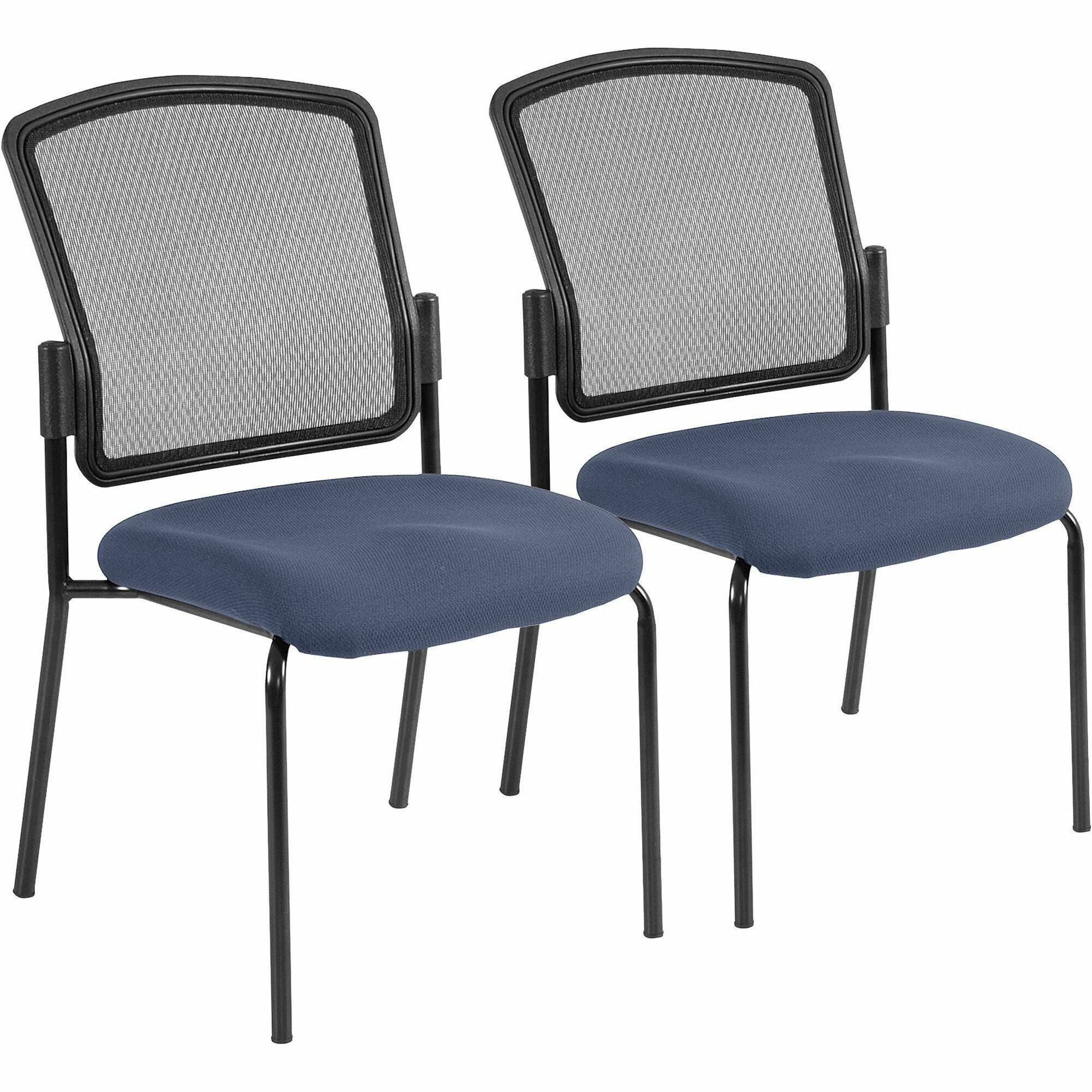 Eurotech dakota 2 Stackable - Ocean Seat Color - Vinyl Seat Material - Four-legged Base - Dillon Ocean - 2 / Carton