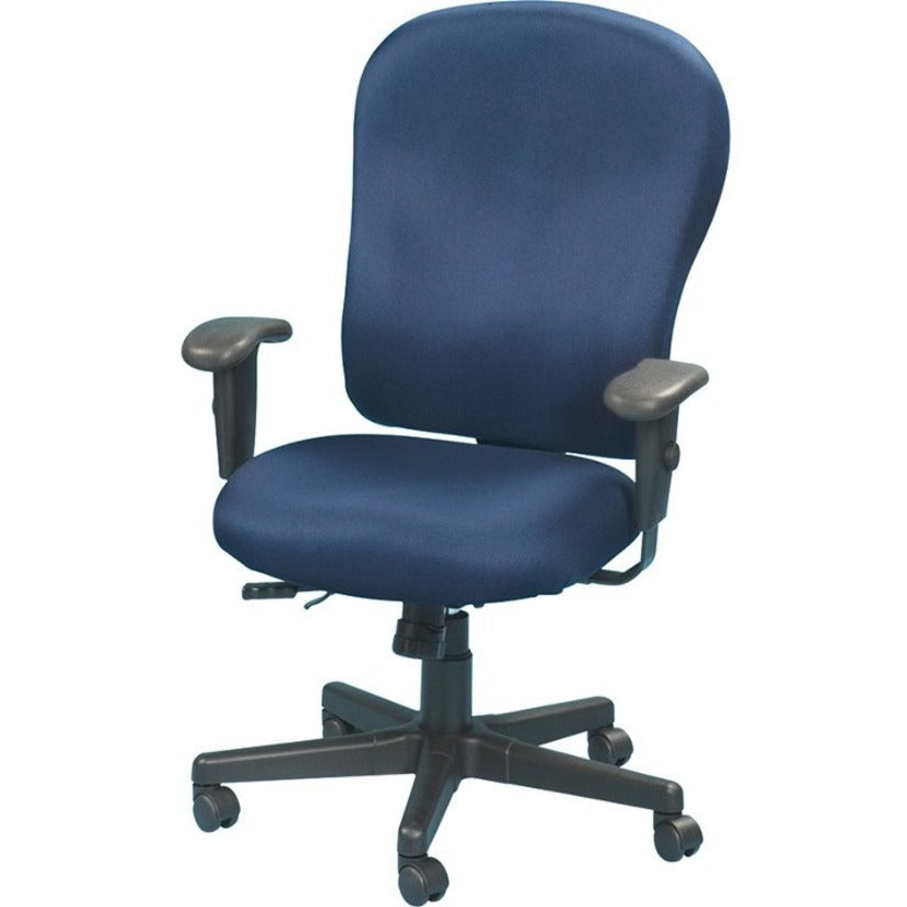 Eurotech 4x4xl High Back Task Chair - Snow Seat Color - Vinyl Seat Material - Snow Back Color - Vinyl Back Material - High Back - 5-star Base - Dillon Snow - Armrest - 1 Each