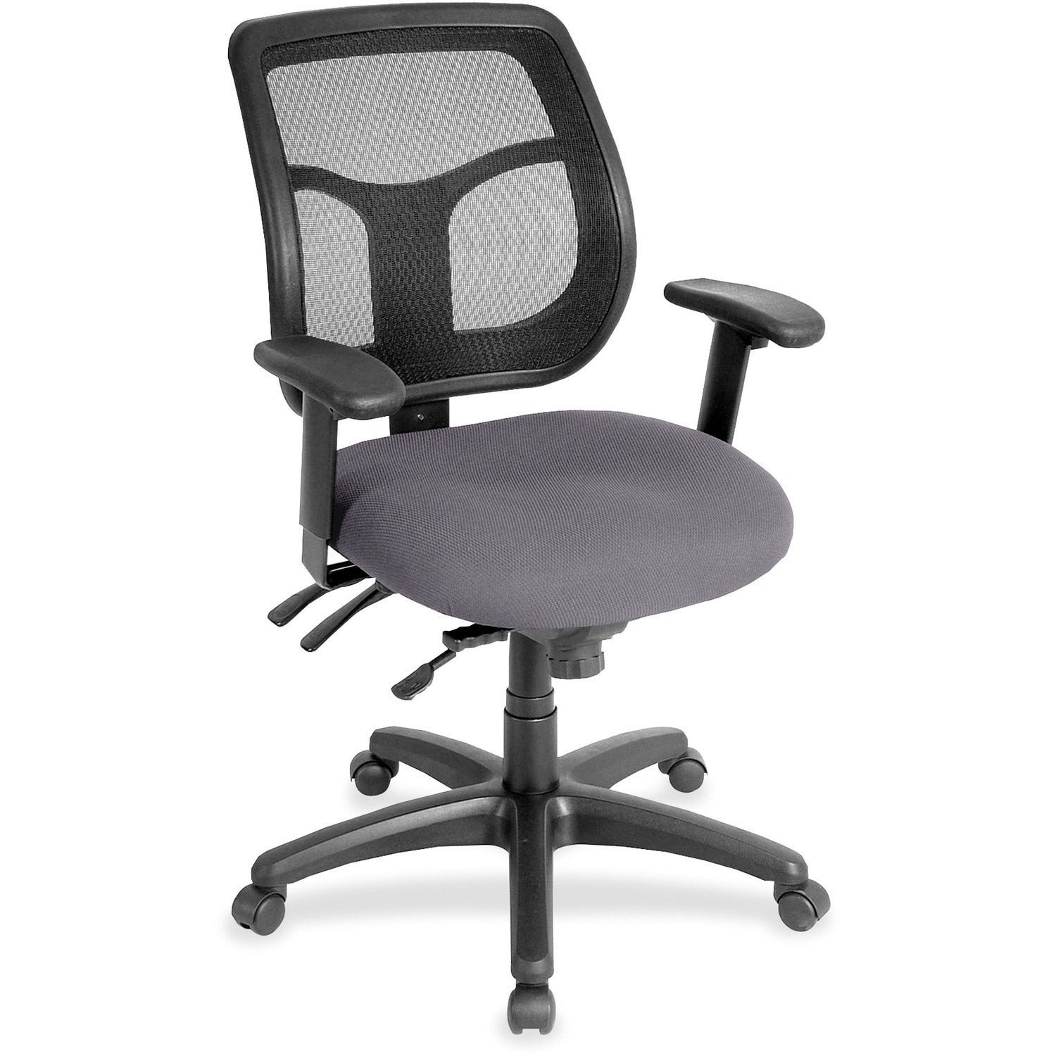 Eurotech Task Chair, Carbon Seat Color, Fabric/Vinyl Seat Material, Canyon Carbon, 1 Each