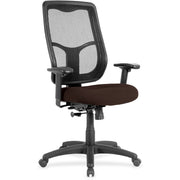 Eurotech Apollo High-back Chair with Ratchet Back, Nightfall Fabric/Vinyl, Mesh High Back, 5-star Base, Canyon Nightfall, 1 Each