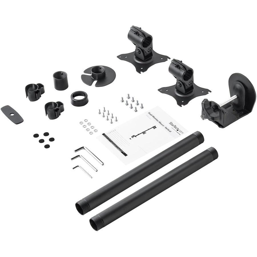 StarTech.com ARMDUALV Desk Mount for Monitor - Black