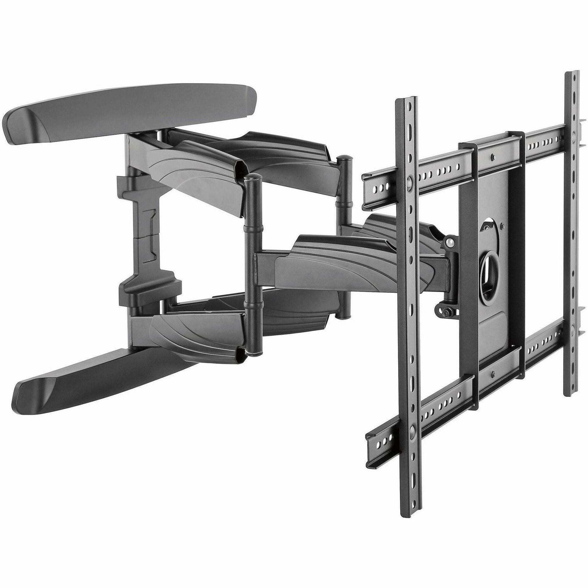 StarTech.com Full-Motion Wall Mount for Curved Screen Display, Flat Panel Display - Black