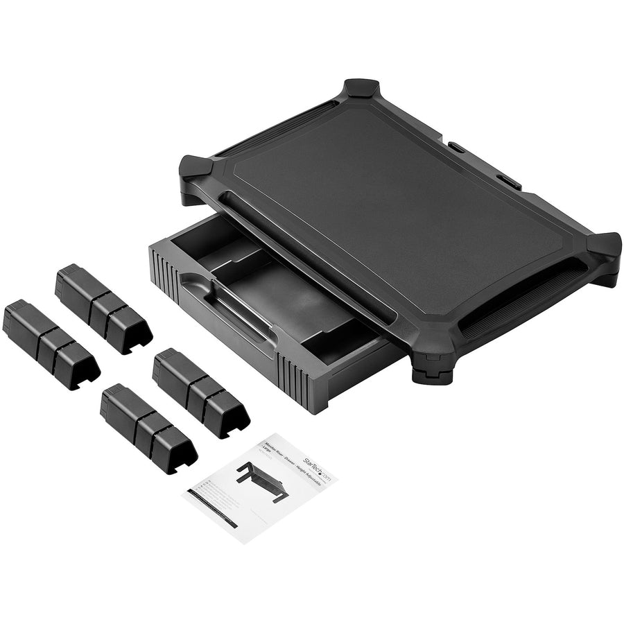 StarTech.com Monitor Riser with Drawer - Height Adjustable - Large
