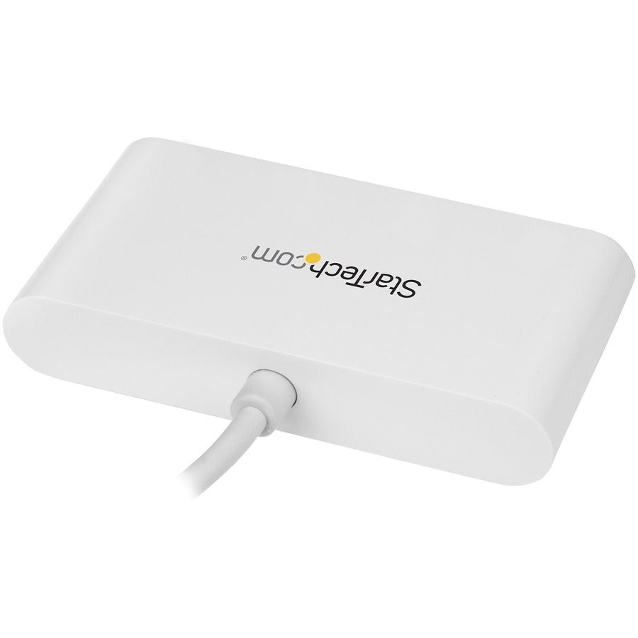 StarTech.com USB-C Hub - 4-Port USB 3.0 - USB-C to 4x USB-A - Bus Powered - White