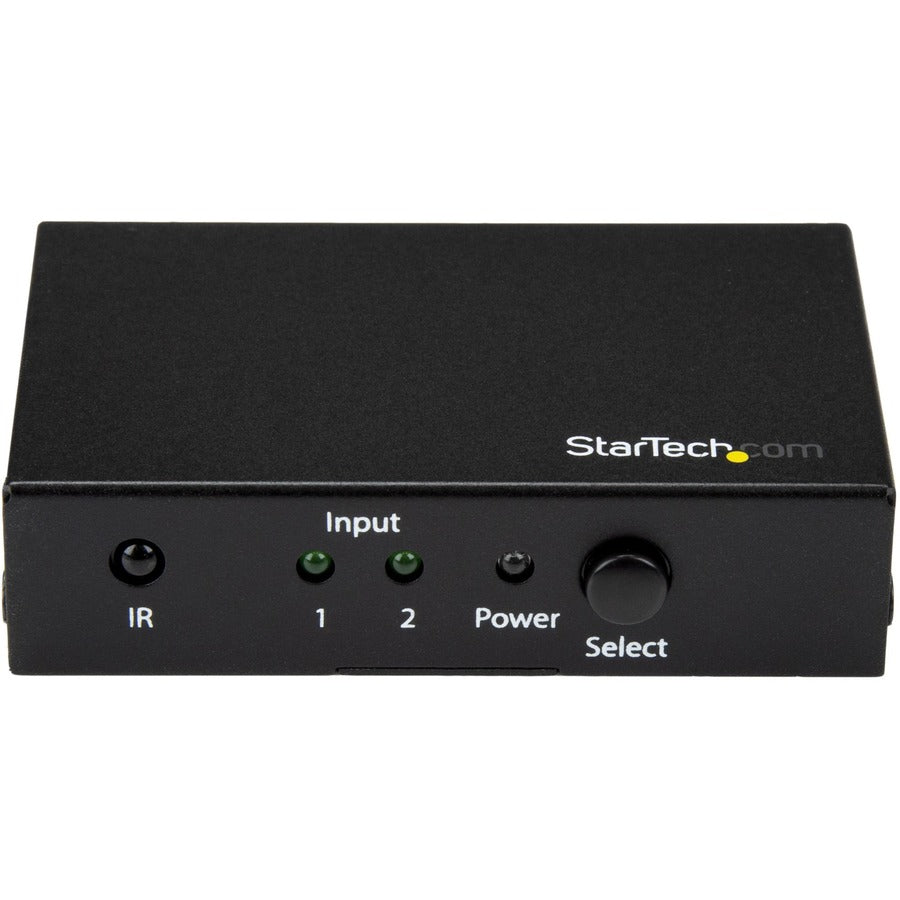 StarTech.com 2-Port HDMI Switch - 4K HDMI Switch Box - Ultra HD 4K 60Hz