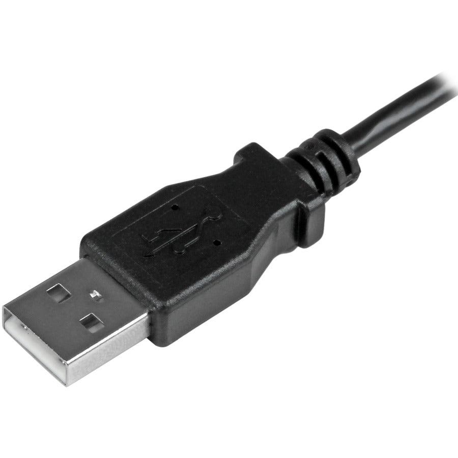 StarTech.com Micro-USB Charge-and-Sync Cable M/M - Left-Angle Micro-USB - 24 AWG - 0.5 m
