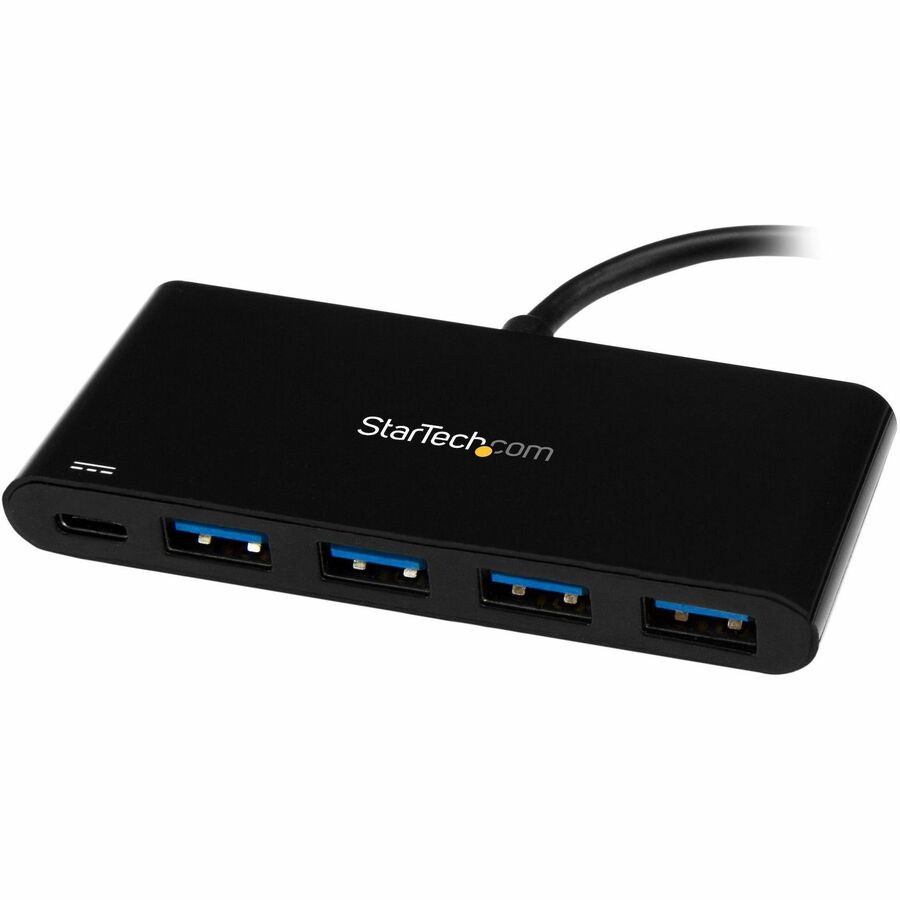 StarTech.com 4-Port USB-C Hub with Power Delivery - USB-C to 4x USB-A - USB 3.0 Hub