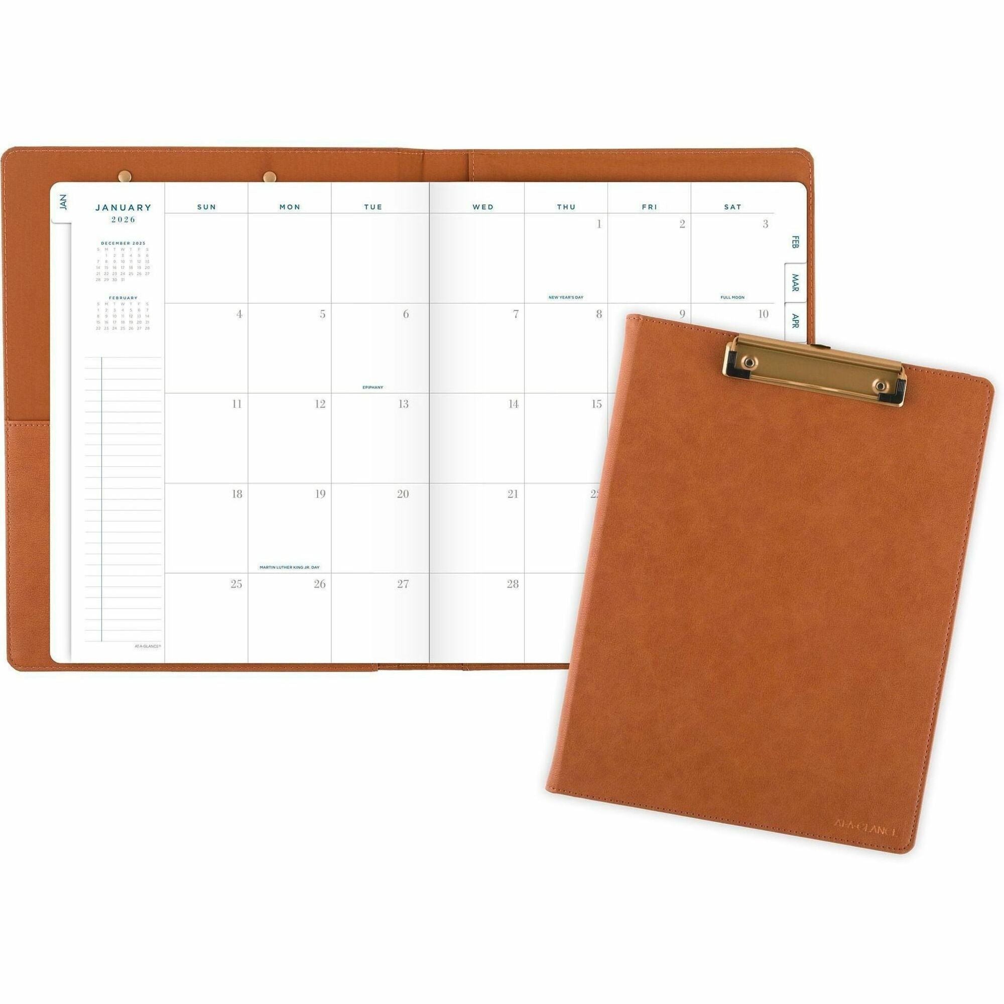 At-A-Glance Signature Collection ClipFolio with Monthly Planner