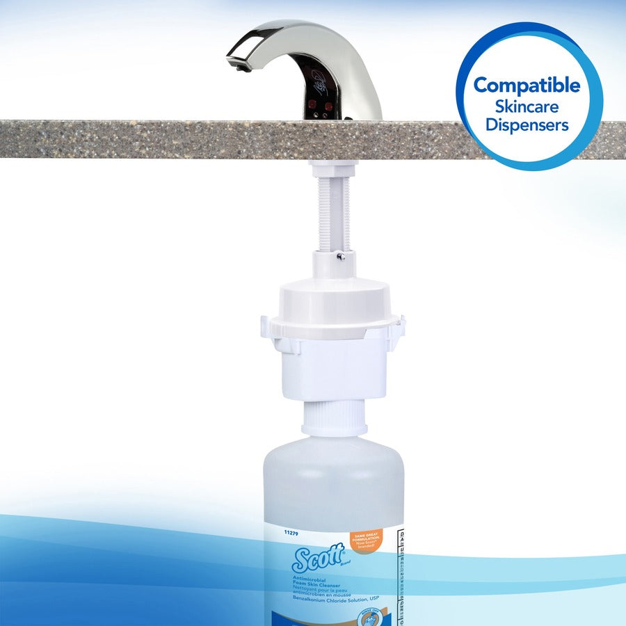 1.59 quart - Pump Bottle Dispenser - Kill Germs - Skin - Moisturizing - Clear - Triclosan-free - 2 / Carton