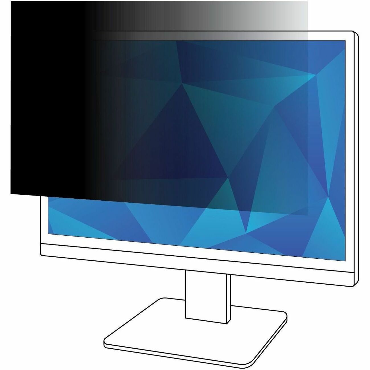 For 21.5" Widescreen LCD Monitor - 16:9 - Scratch Resistant, Fingerprint Resistant, Dust Resistant - Anti-glare - 1 Each