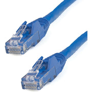 StarTech.com Cat6 UTP Patch Network Cable, 125 ft, RJ-45 Male/Male, 24 AWG, Gold Plated, Snagless, Blue, 1 Each