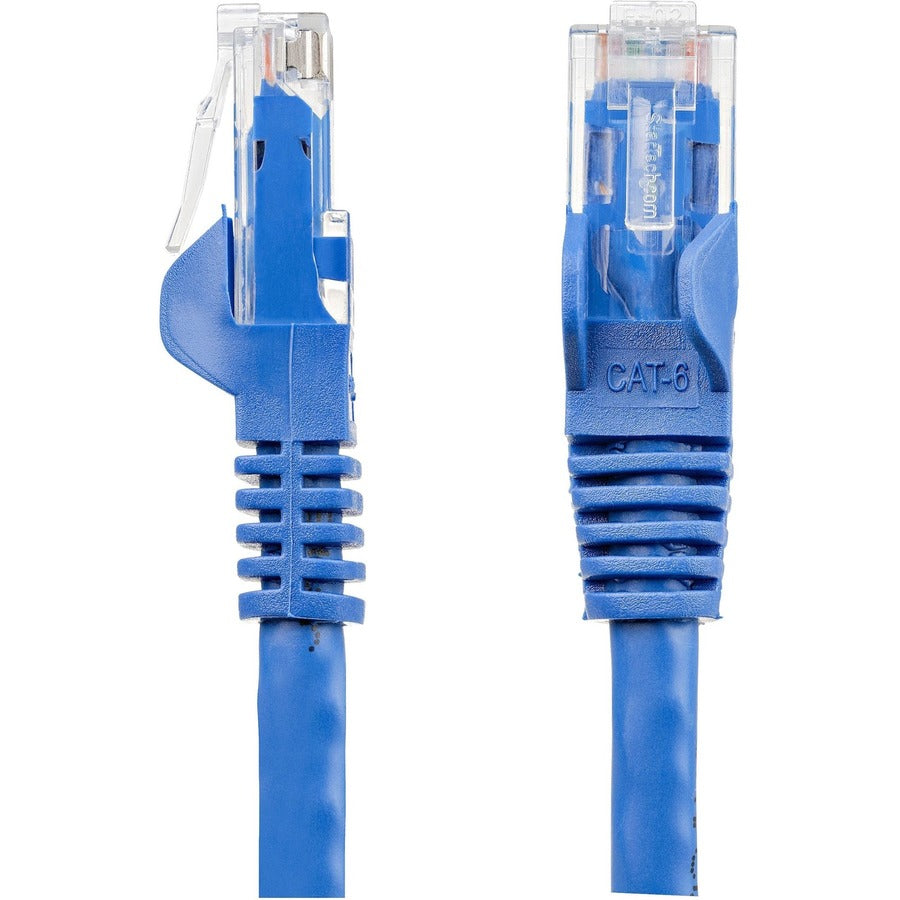StarTech.com Cat6 UTP Patch Network Cable, 125 ft, RJ-45 Male/Male, 24 AWG, Gold Plated, Snagless, Blue, 1 Each