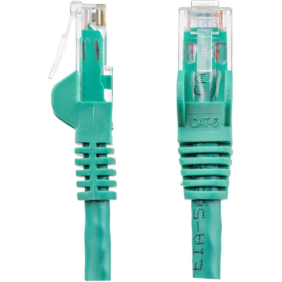 StarTech.com Cat6 Patch Cable, 150 ft, Green, RJ-45 Male/Male, 24 AWG, Gold Plated Connectors, Snagless, 10 Gbit/s, 1 Each