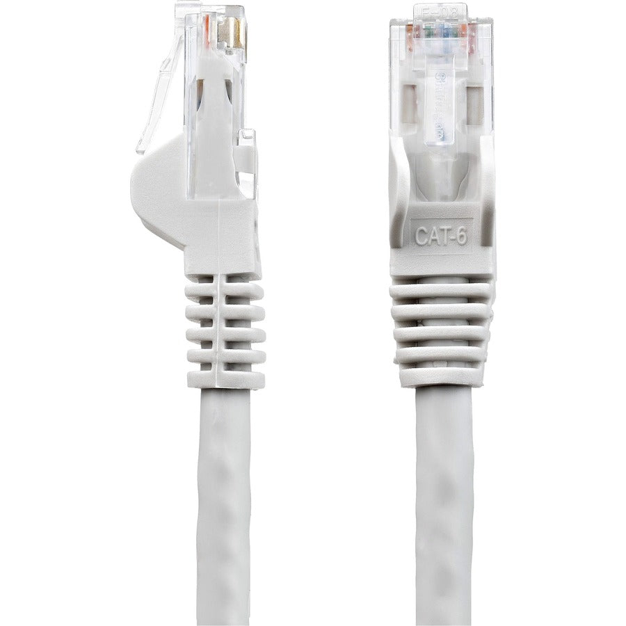 StarTech.com Cat6 Patch Cable, 4 ft, RJ-45 Male/Male, 24 AWG, Gold Plated, Snagless, Molded Boot, Gray, 1 Each