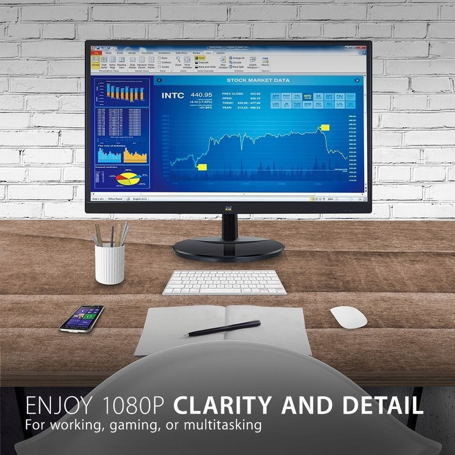 ViewSonic Value VA2459-smh 24" Class Full HD LED Monitor - 16:9 - Black
