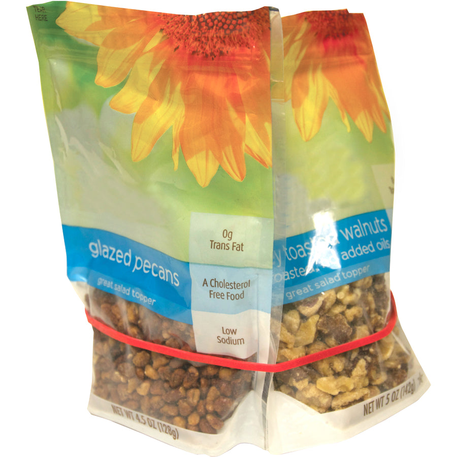 Size: Large - 7" Length x 125 mil Thickness - Stretchable, Microwave Safe, Freezer Safe, Reusable, Heavy Duty - Red - 48 / Pack
