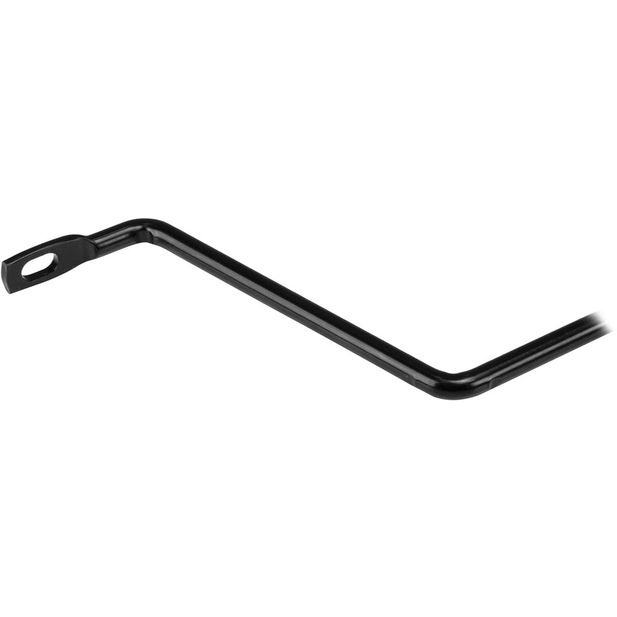 StarTech.com Horizontal Cable Lacing Bars with 4 in. Offset for Racks - 10 Pack