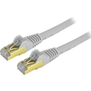 StarTech.com Cat6a Ethernet Patch Cable - Shielded (STP) - 6 in., Gray