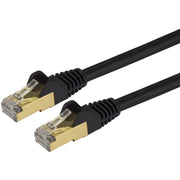 StarTech.com Cat6a Ethernet Patch Cable - Shielded (STP) - 4 ft., Black