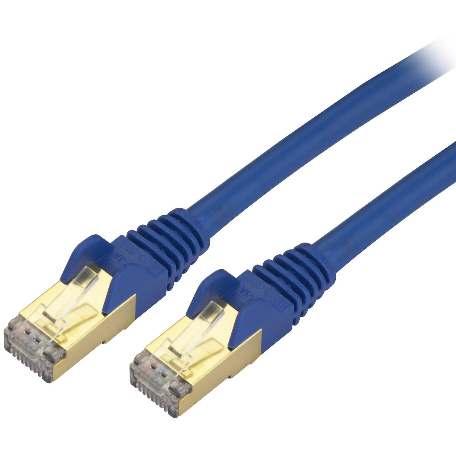 StarTech.com Cat6a Ethernet Patch Cable - Shielded (STP) - 8 ft., Blue