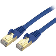 StarTech.com Cat6a Ethernet Patch Cable - Shielded (STP) - 8 ft., Blue