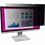 3M High Clarity Privacy Filter Black, Glossy - For 24" Widescreen LCD Monitor - 16:10 - Scratch Resistant, Dust Resistant - 1 Each