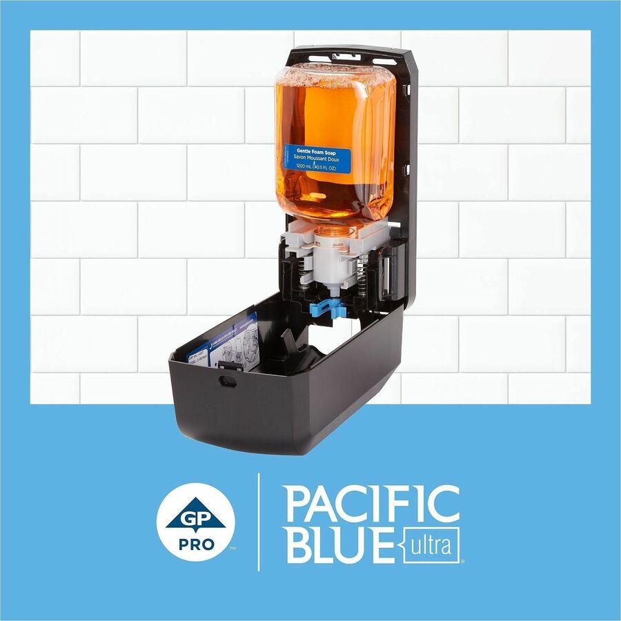 Pacific Citrus Scent - 1.27 quart - Squeeze Bottle Dispenser - Dirt Remover, Bacteria Remover - Skin - Orange - Rich Lather, Bio-based, VOC-free, pH Balanced - 4 / Carton