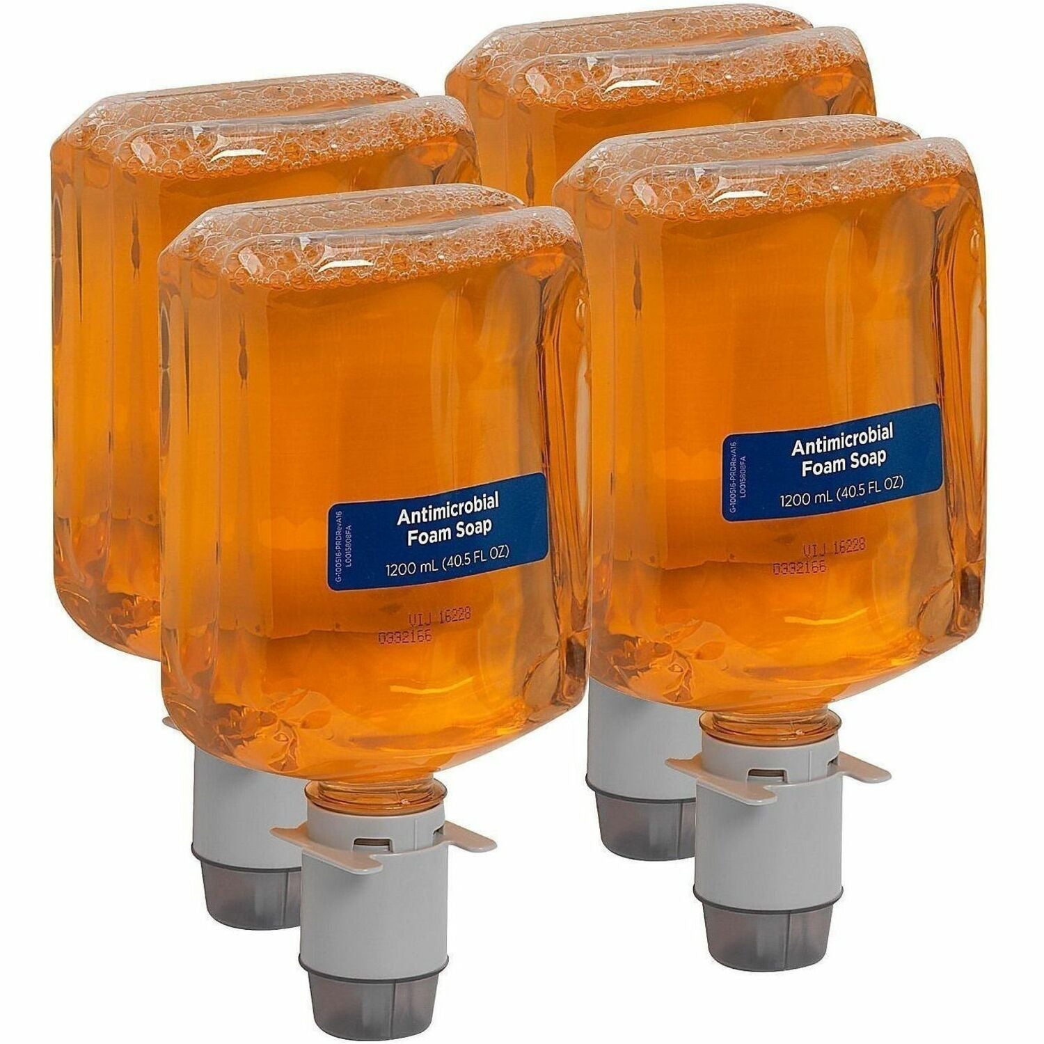 Pacific Citrus Scent - 1.27 quart - Squeeze Bottle Dispenser - Bacteria Remover, Kill Germs - Hand - Moisturizing - Orange - Bio-based, Dye-free - 4 / Carton