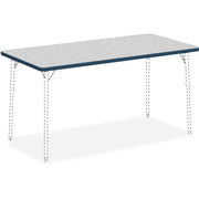 Lorell Classroom Activity Tabletop - Gray Nebula, High Pressure Laminate (HPL) Rectangle Top - 60" Table Top Width x 30" Table Top Depth x 1.13" Table Top Thickness - Classroom - 1 Each