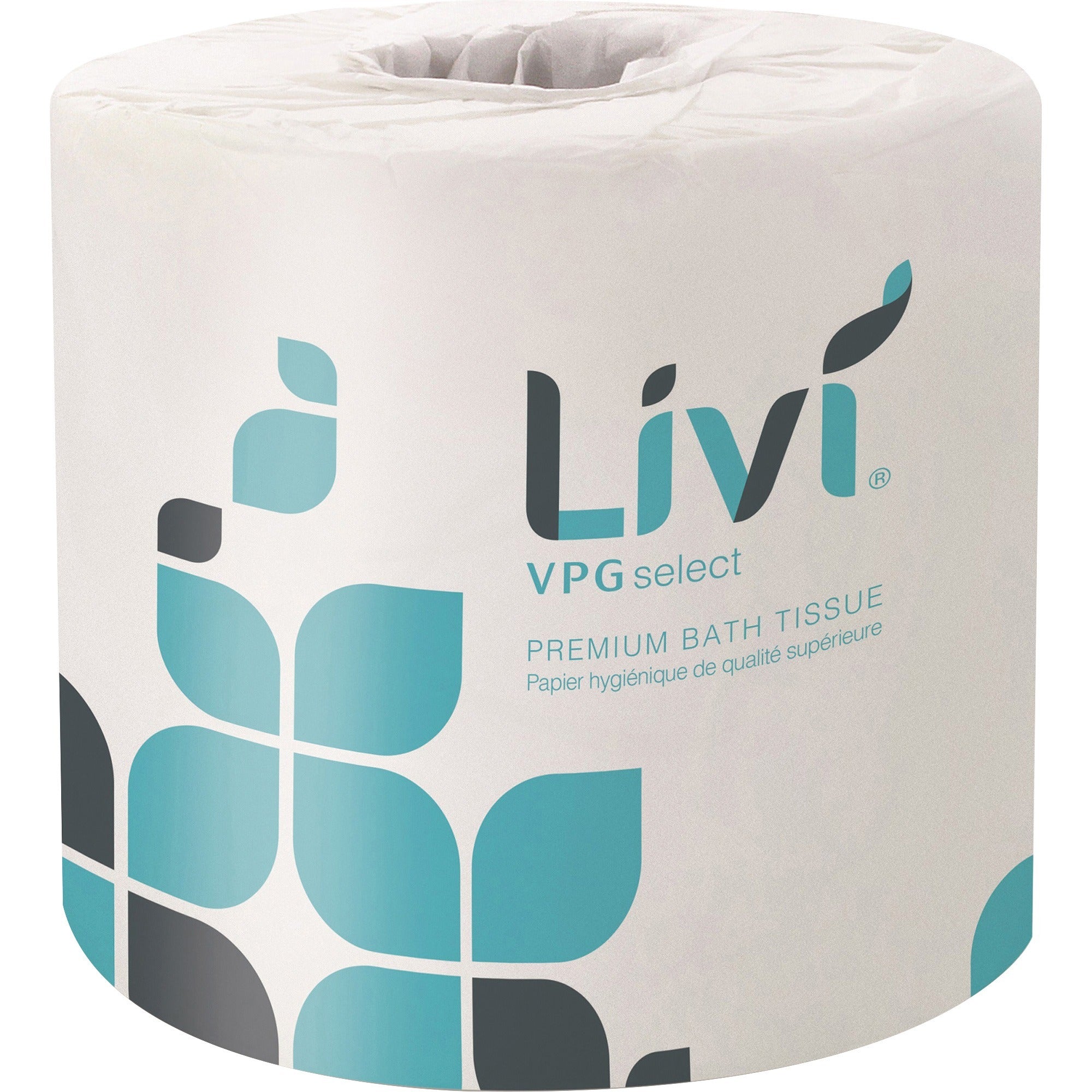2 Ply - 4.49" Width x 3.98" Length - 500 Sheets/Roll - White - Virgin Fiber - 80 / Carton