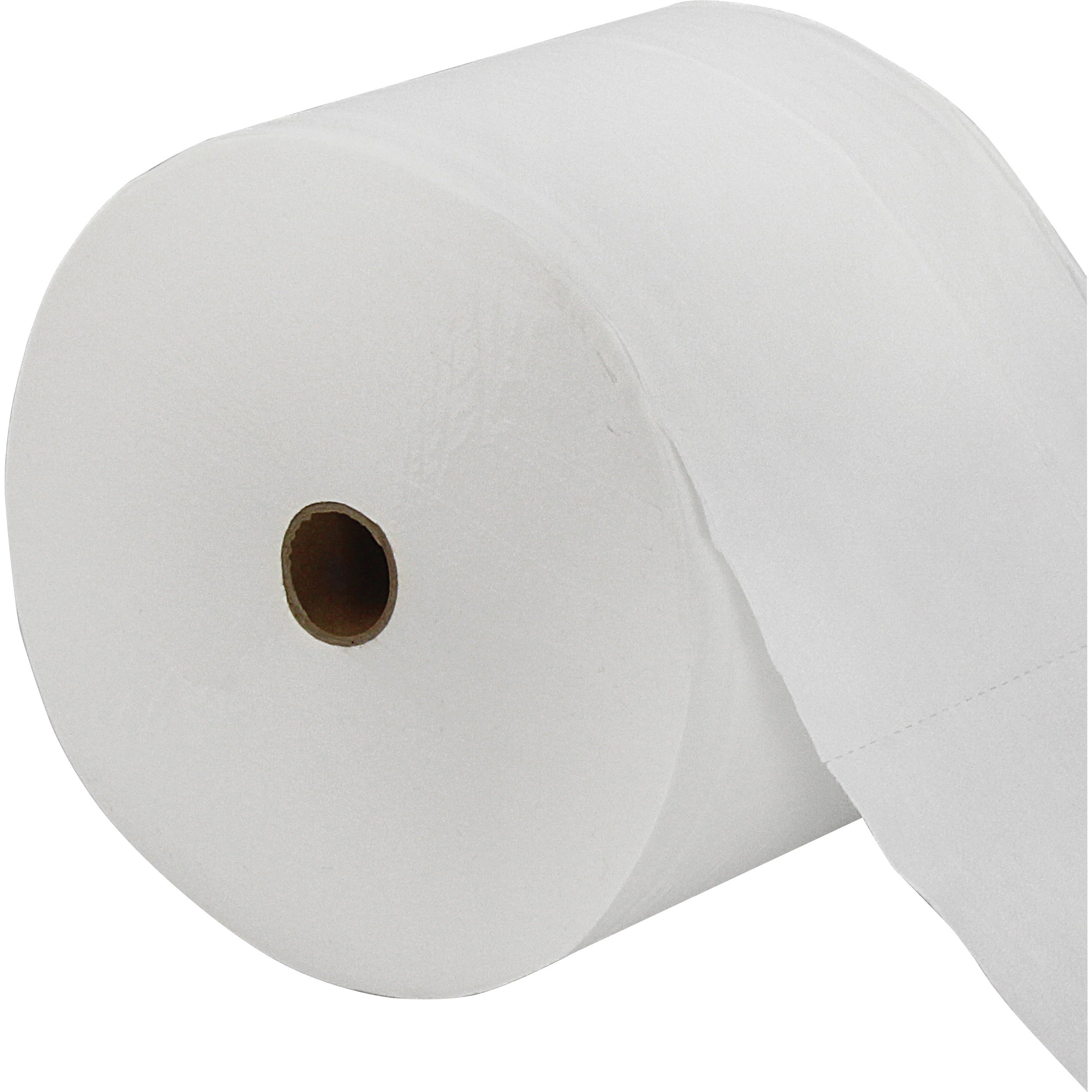 LoCor Bath Tissue, 2 Ply, 3.85" x 4.05", White, Virgin Fiber, 36 Rolls per Carton