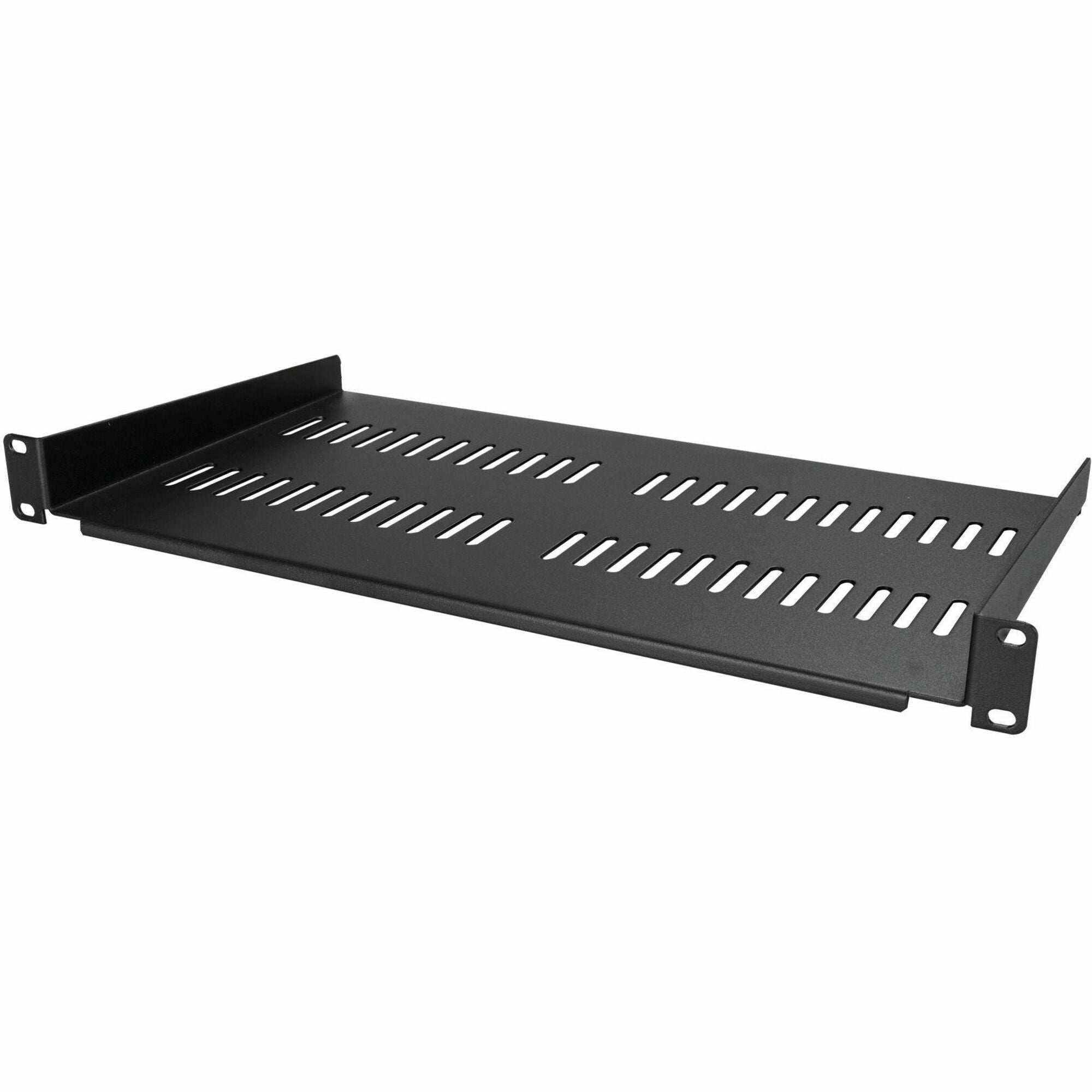 StarTech.com Vented 1U Rack Shelf - 10 in. Deep