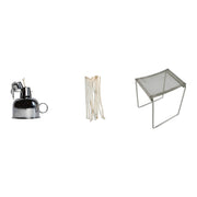 Alcohol Lab Burner Kit, Metal Canister with Stand and 10 Replacement Wicks, 120ml