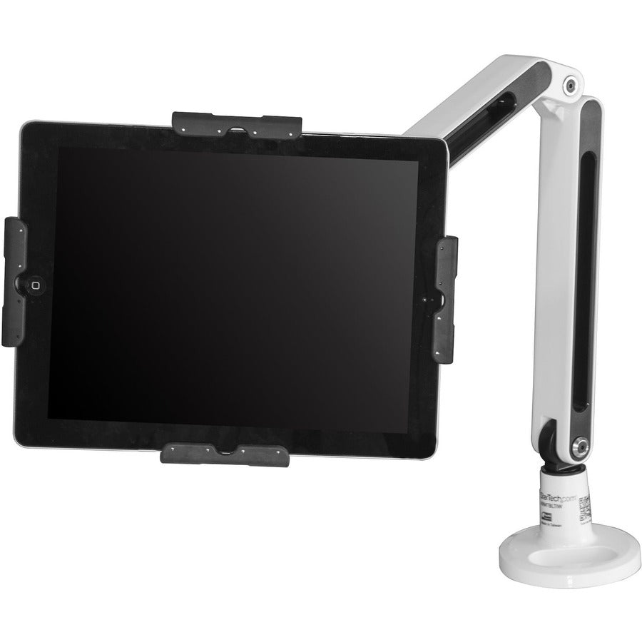 StarTech.com Mounting Arm for Tablet, iPad - White - TAA Compliant