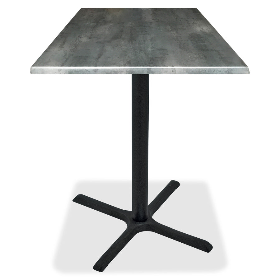 Holland Bar Stools Utility Table Top, Square, 36" x 36", Black Steel, 2 per Carton