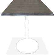 Holland Bar Stools Utility Table Top, Charcoal, Square, 36" x 36", 2 per Carton