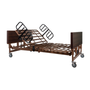 Bariatric HD Homecare Bed w/ Half Rail and No Mattress, 54", 1 Piece per Case