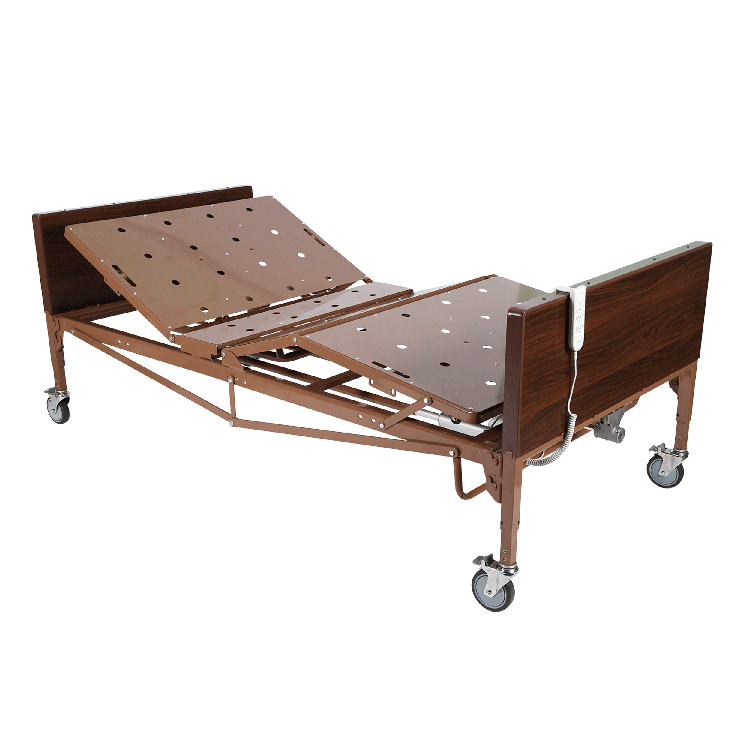 Bariatric Homecare Bed w/ Half Rail and No Mattress, 42", 1 Piece per Case